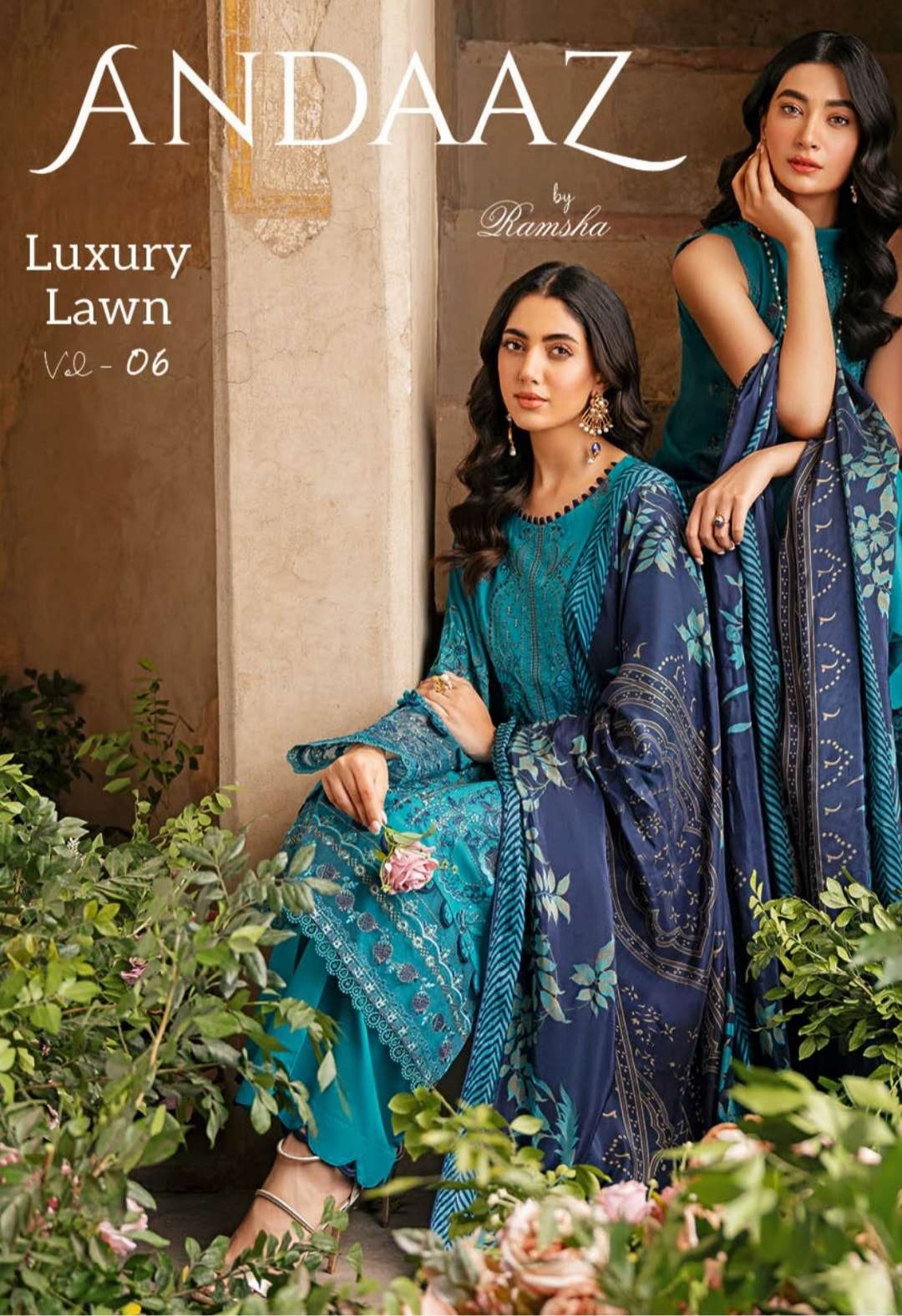 Andaz By Ramsha Luxury Lawn vol-6